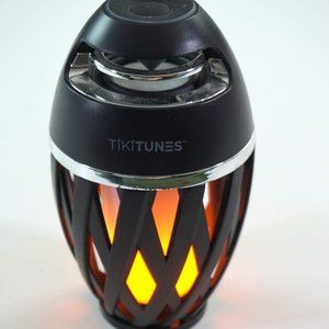 Tiki Tunes Bluetooth Speaker & Ambient Light Indoor/Outdoor Wireless, Black